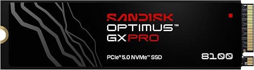 SanDisk Optimus GX PRO 8100 2TB SSD NVMe Gen 5 - SDSP82200TAN SanDisk Optimus GX PRO 8100 2TB SSD NVMe Gen 5 - SDSP82200TAN