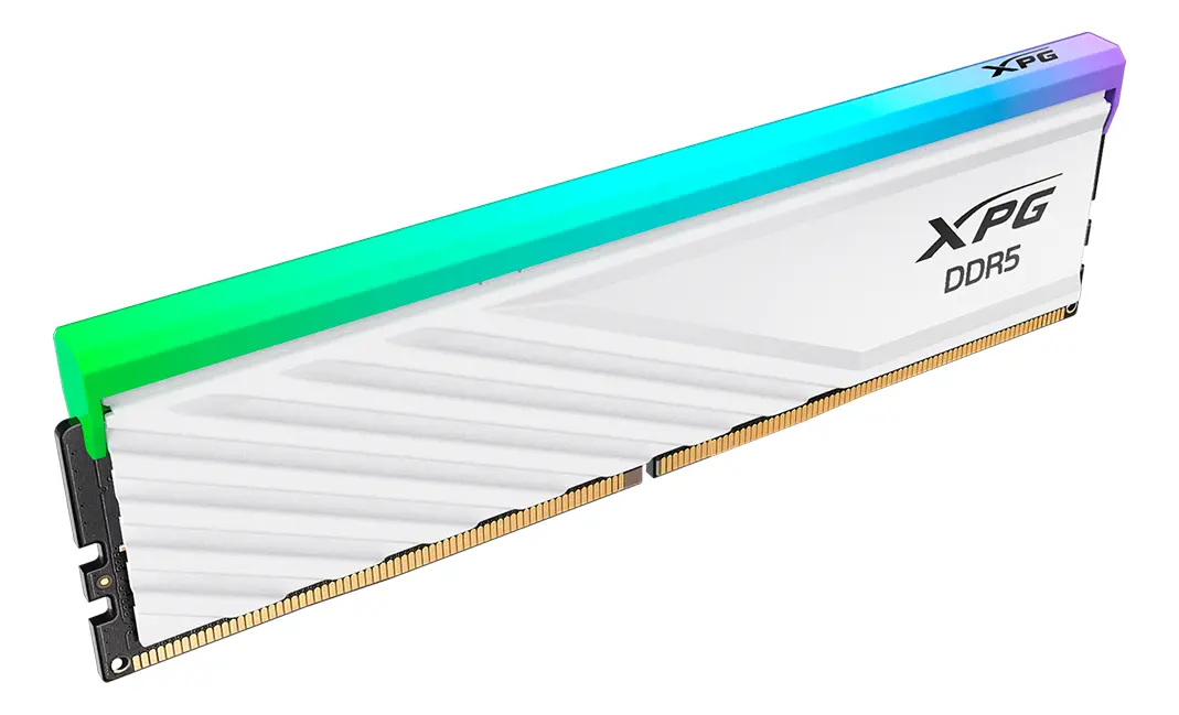 ADATA XPG Lancer Blade RGB 16GB (1x16GB) DDR5 ADATA XPG Lancer Blade RGB 16GB (1x16GB) DDR5 6000MHz CL36 Branco - AX5U6000C3616G-SLABRWH