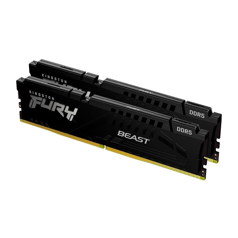 Kingston Fury Beast 32GB (2x16GB) DDR5 6000MHz CL30 Preto - KF560C30BBEK2-32