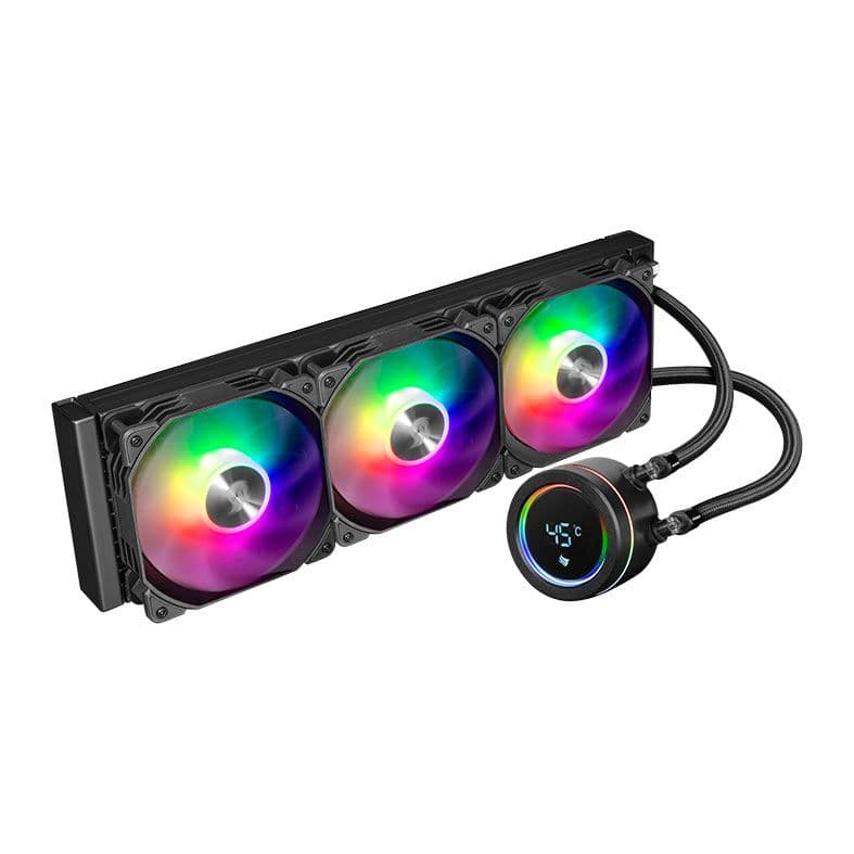 Water Cooler Pichau Aqua 360X 360mm ARGB Water Cooler Pichau Aqua 360X 360mm ARGB Preto - PCH-AQA360X-BK01
