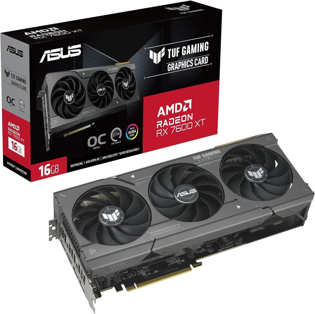 RX 7600 XT ASUS RX 7600 XT TUF OC