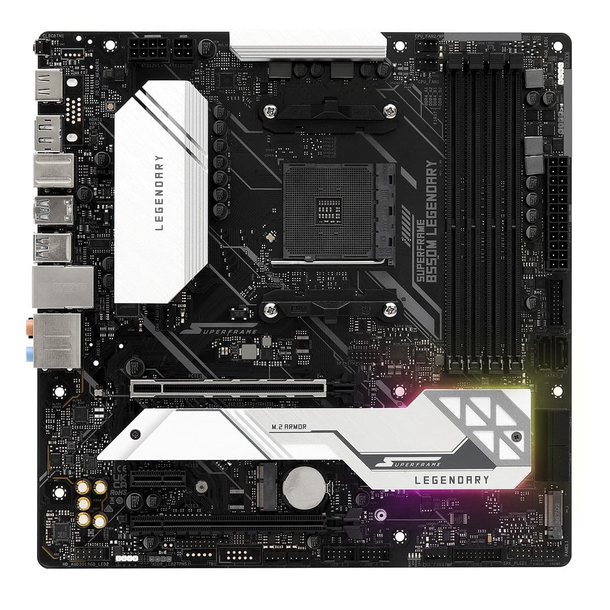 SuperFrame B550M Legendary Series AM4 Micro-ATX DDR4 SuperFrame B550M Legendary Series AM4 Micro-ATX DDR4