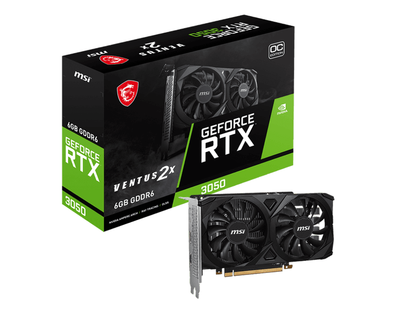 MSI RTX 3050 6GB Ventus 2X OC