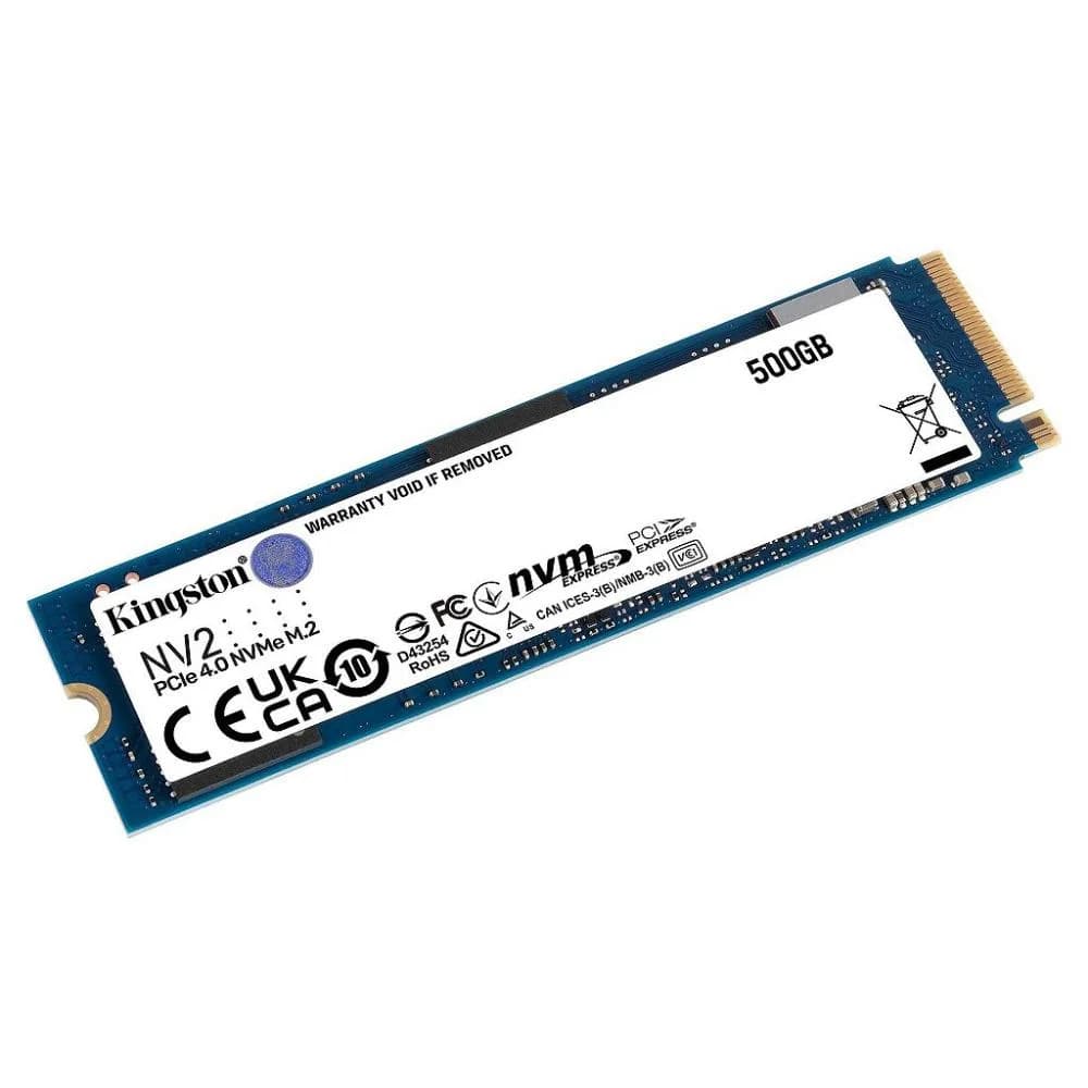 Kingston NV2 500GB SSD NVMe Gen 4 - SNV2S/500G Kingston NV2 500GB SSD NVMe Gen 4 - SNV2S/500G