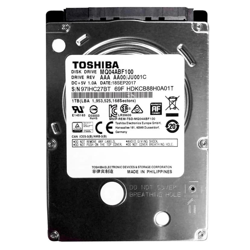 Toshiba MQ04ABF100 1TB HDD SATA III - MQ04ABF100