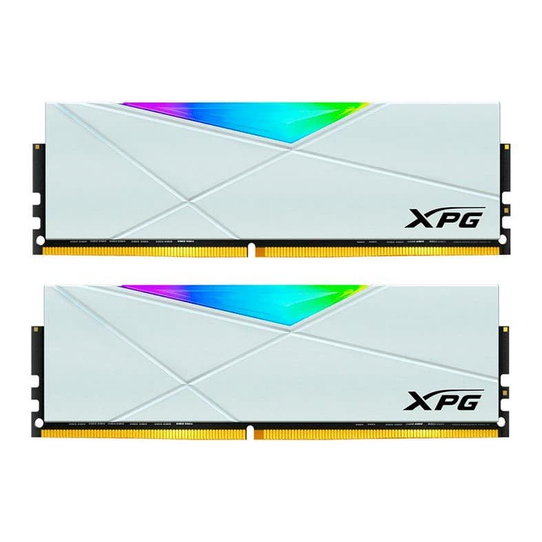 ADATA XPG Spectrix D50 RGB 16GB DDR4 ADATA XPG Spectrix D50 RGB 16GB (2x8GB) DDR4 4133MHz CL19 Branco - AX4U41338G19J-DW50