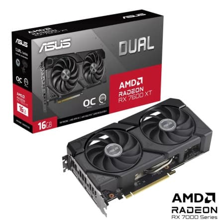 RX 7600 XT ASUS RX 7600 XT Dual OC