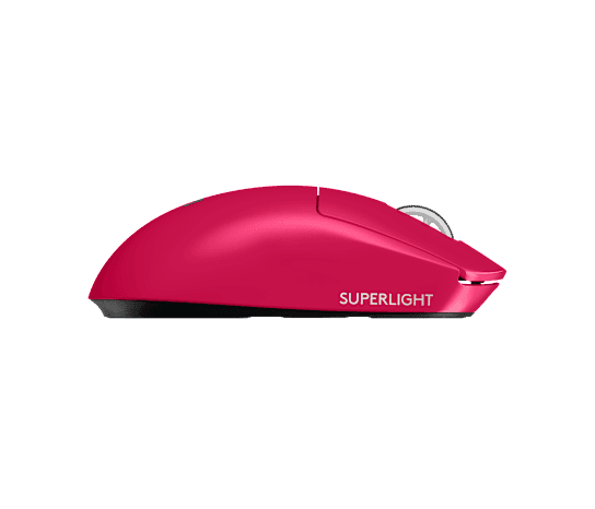 Logitech G Pro X Superlight 2 Sem Fio 44000 DPI Rosa - 910-006796 Logitech G Pro X Superlight 2 Sem Fio 44000 DPI Magenta - 910-006796