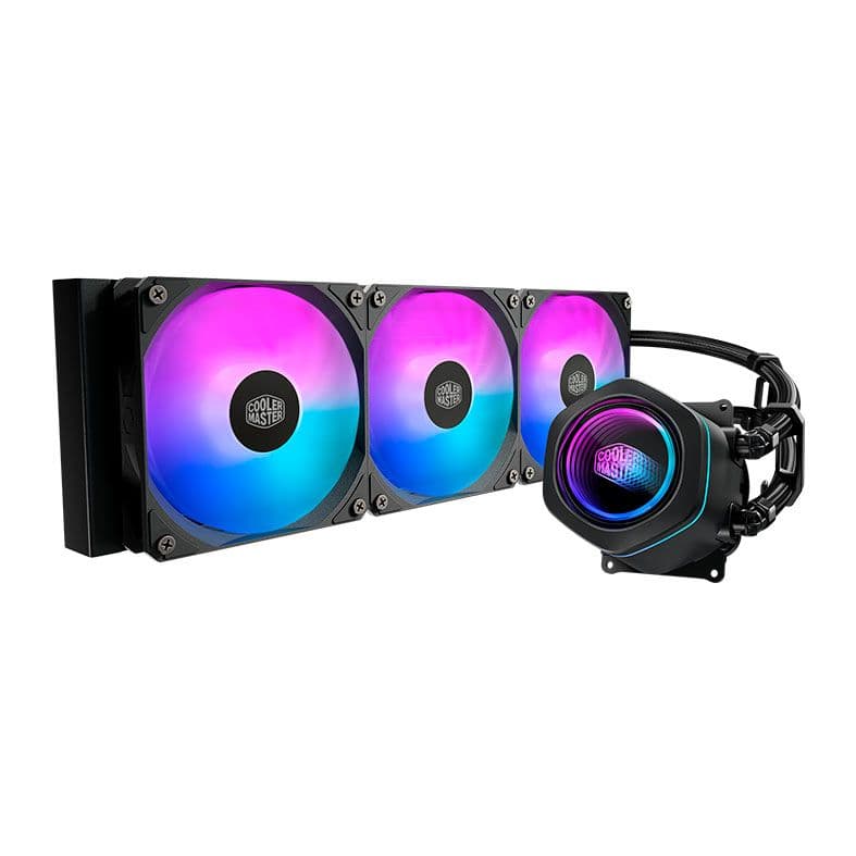 Water Cooler Cooler Master MasterLiquid Core Nex 360mm ARGB Water Cooler Cooler Master MasterLiquid Core Nex 360mm ARGB Preto - MLX-D36M-A18PA-R1