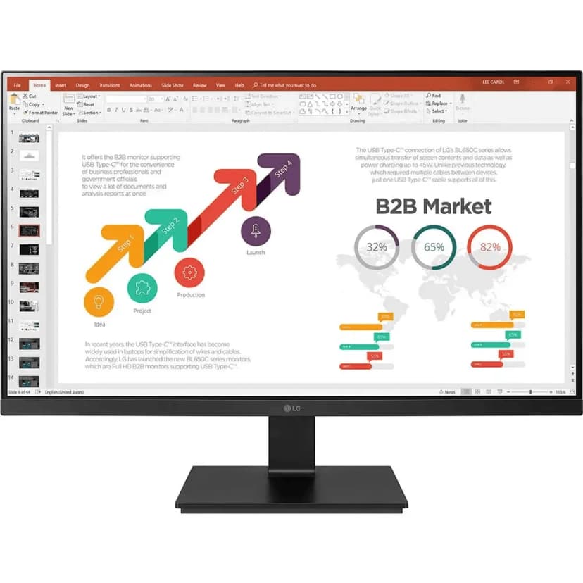 LG 23.8" FHD 75Hz IPS - 24BN650U