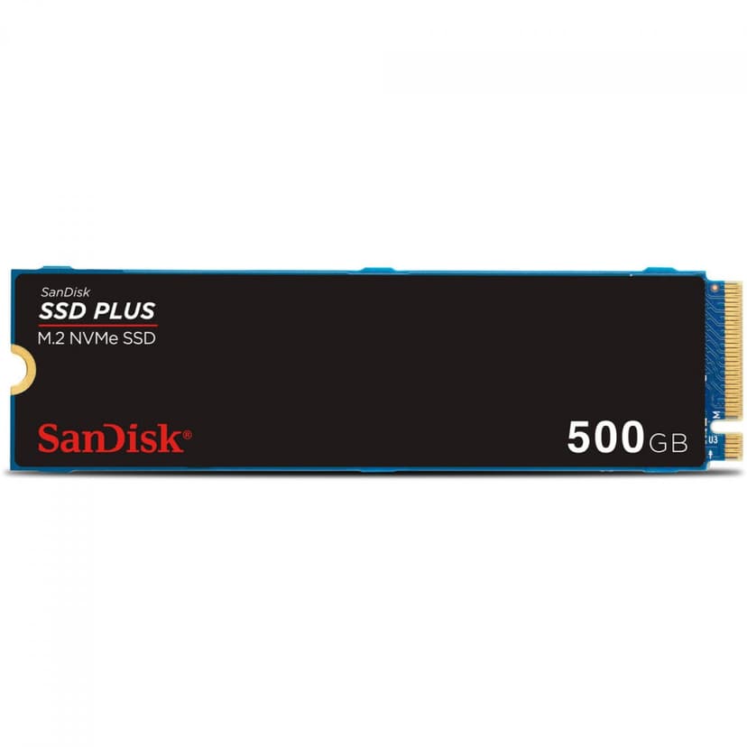 SanDisk SSD Plus 500GB SSD NVMe Gen 3 - SDSSDA3N-500G-G26