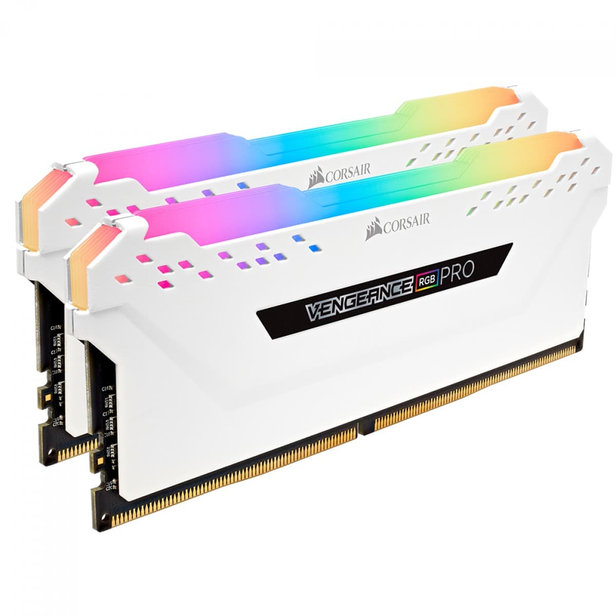 Corsair Vengeance RGB Pro 32GB DDR4 Corsair Vengeance RGB Pro 32GB (2x16GB) DDR4 3600MHz CL18 Branco - CMW32GX4M2D3600C18W