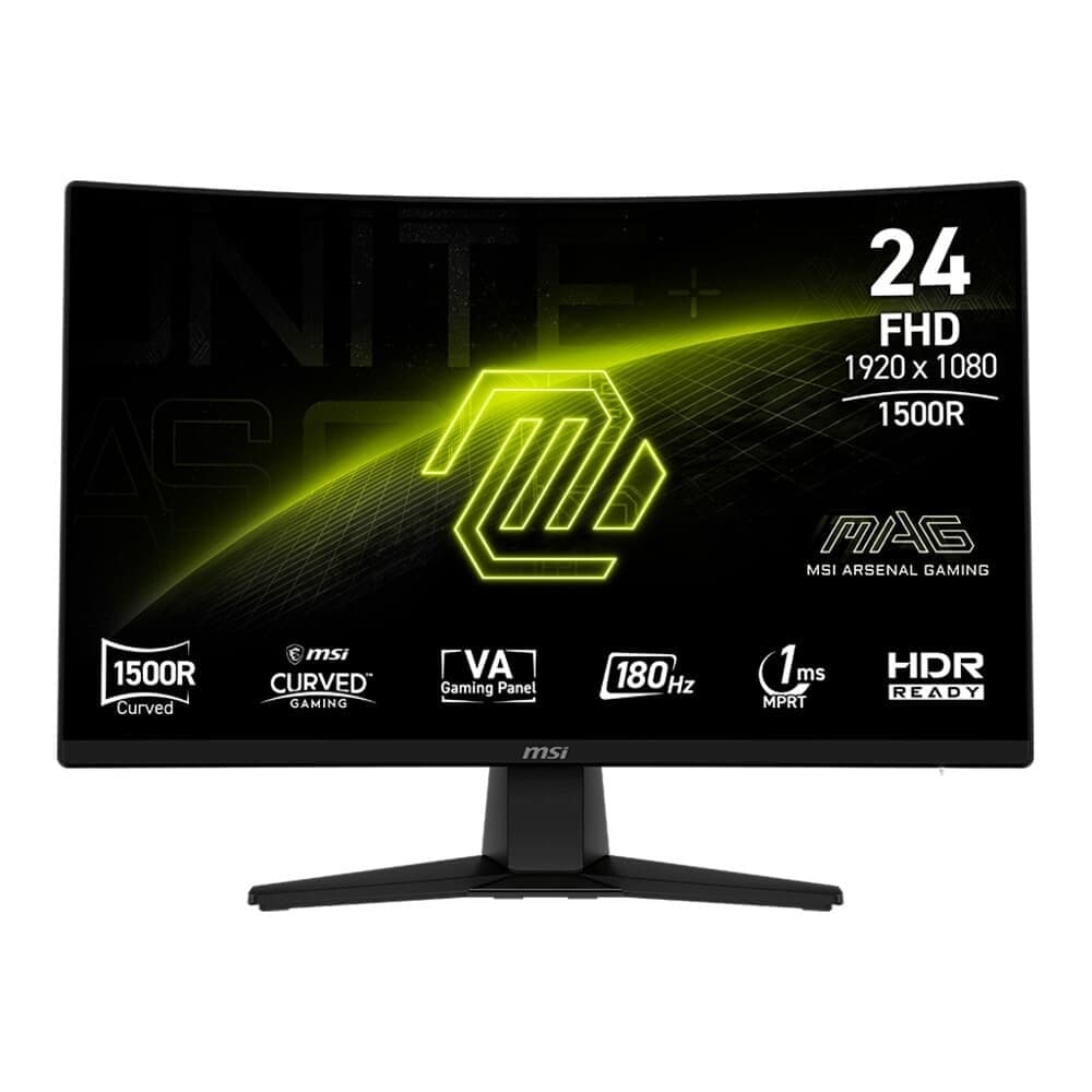 MSI MAG 24" FHD 180Hz VA - MAG242C MSI MAG 24" FHD 180Hz VA - MAG242C