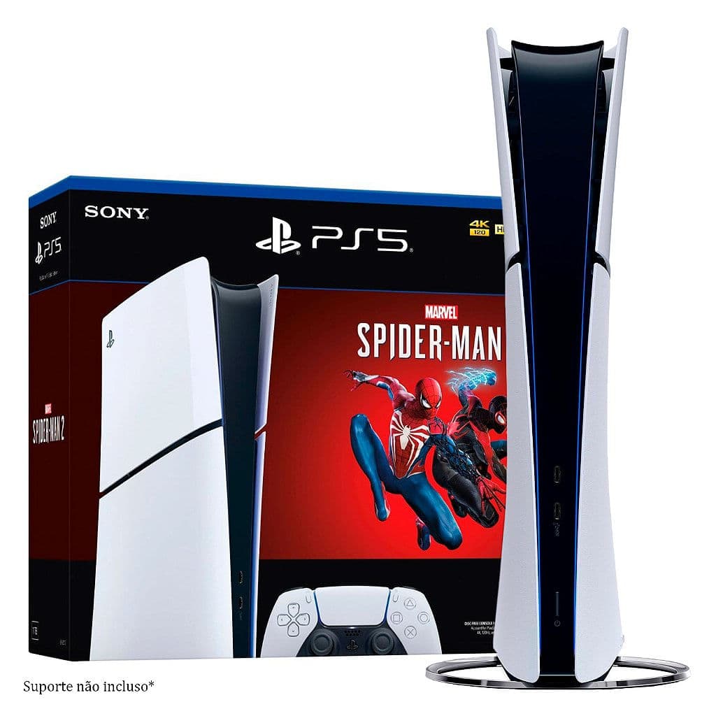 PlayStation 5 - Digital PlayStation 5 Slim 1TB - Digital + 1 Controle + 1 Jogo