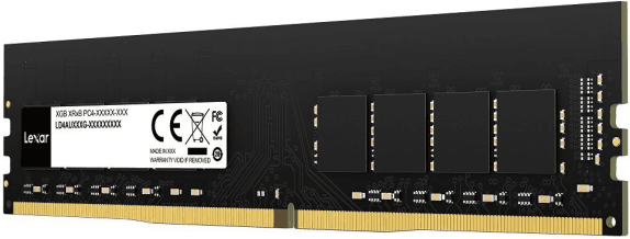 Lexar 8GB (1x8GB) DDR4 Lexar 8GB (1x8GB) DDR4 3200MHz CL22 Preto - LD4U08G32C22ST-BGS