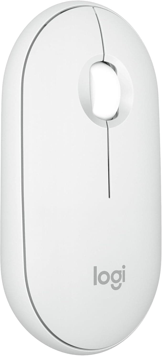 Logitech Pebble 2 M350s Sem Fio 4000 DPI Branco - 910-007047 Logitech Pebble 2 M350s Sem Fio 4000 DPI Branco - 910-007047