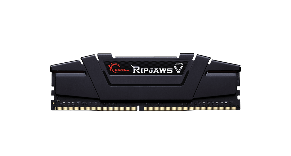 G.Skill Ripjaws V 16GB (1x16GB) DDR4 G.Skill Ripjaws V 16GB (1x16GB) DDR4 3200MHz CL16 Preto - F4-3200C16S-16GVK