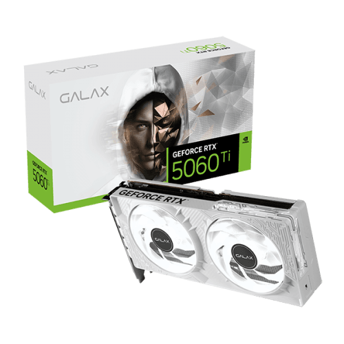 RTX 5060 Ti 8GB GALAX RTX 5060 Ti 8GB 1-Click OC White