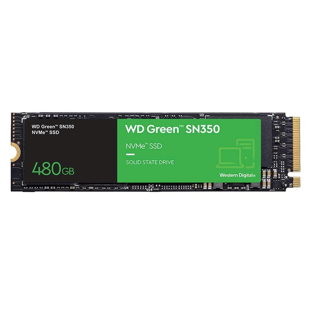 Western Digital WD Green SN350 480GB SSD NVMe Gen 3 - WDS480G2G0C Western Digital WD Green SN350 480GB SSD NVMe Gen 3 - WDS480G2G0C