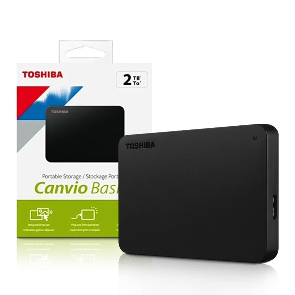 Toshiba Canvio Basics 2TB HDD USB - HDTB520XK3AAI Toshiba Canvio Basics 2TB HDD USB - HDTB520XK3AAI