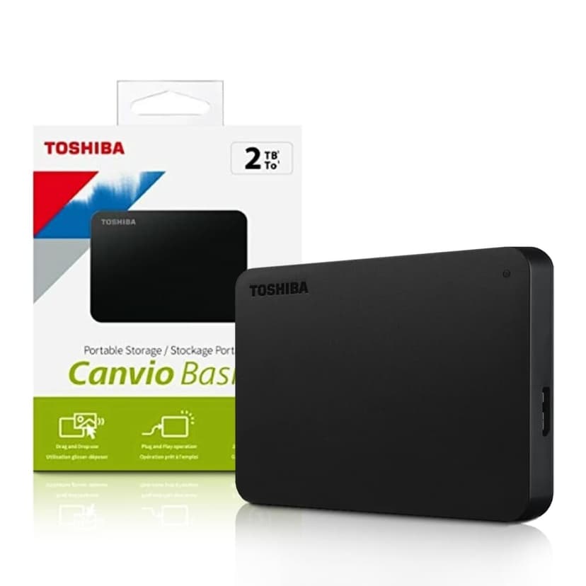 Toshiba Canvio Basics 2TB HDD USB - HDTB520XK3AAI