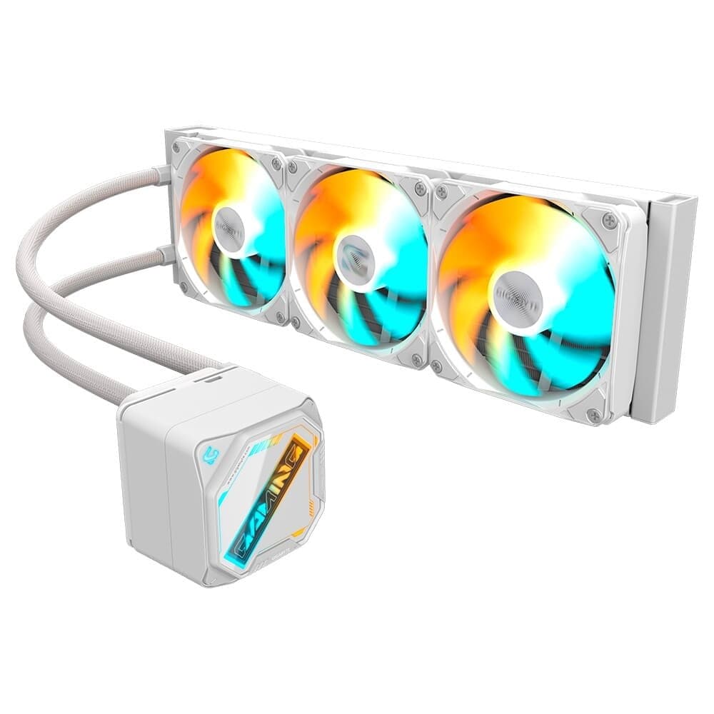 Water Cooler Gigabyte Gaming 360 360mm RGB Water Cooler Gigabyte Gaming 360 360mm RGB Branco - GP-GIGABYTE GME 360I