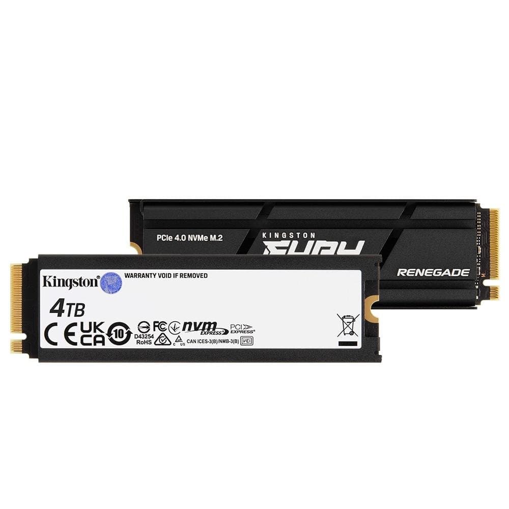 Kingston Fury Renegade 4TB SSD NVMe Gen 4 - SFYRDK/4000G Kingston Fury Renegade 4TB SSD NVMe Gen 4 - SFYRDK/4000G