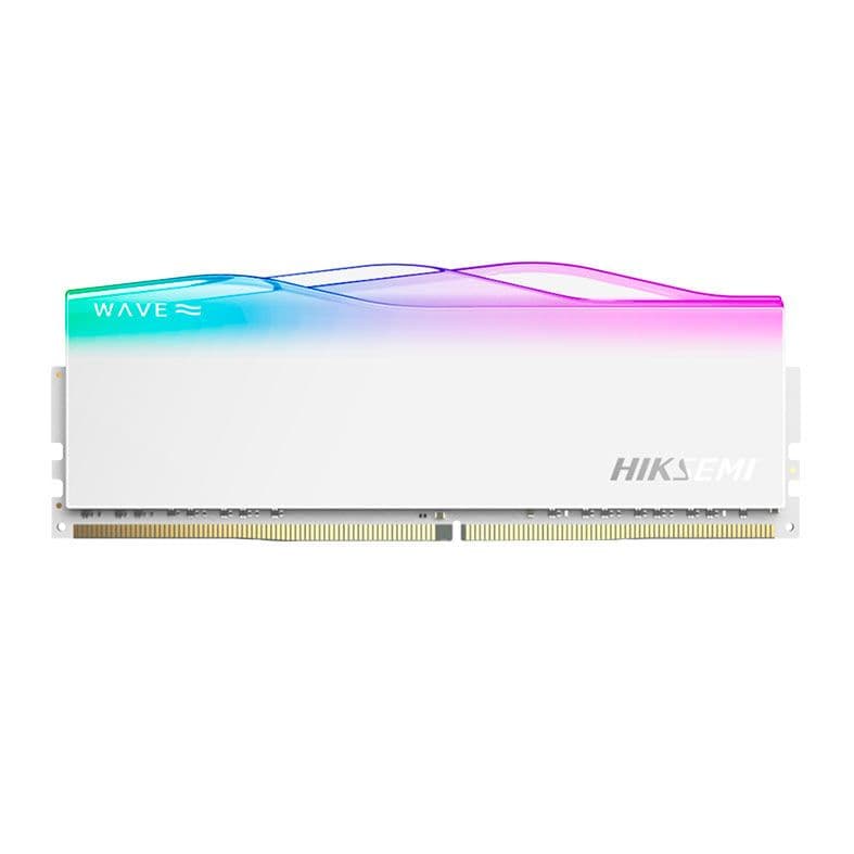 Hiksemi Wave RGB 16GB (1x16GB) DDR4 3600MHz CL16 Branco - HSC416U36A02Z4