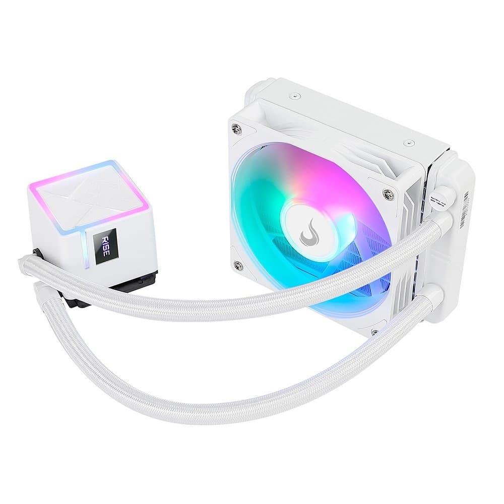 Water Cooler Rise Mode Frost 120mm RGB Water Cooler Rise Mode Frost 120mm RGB Branco - RM-WCZ-01-RBW