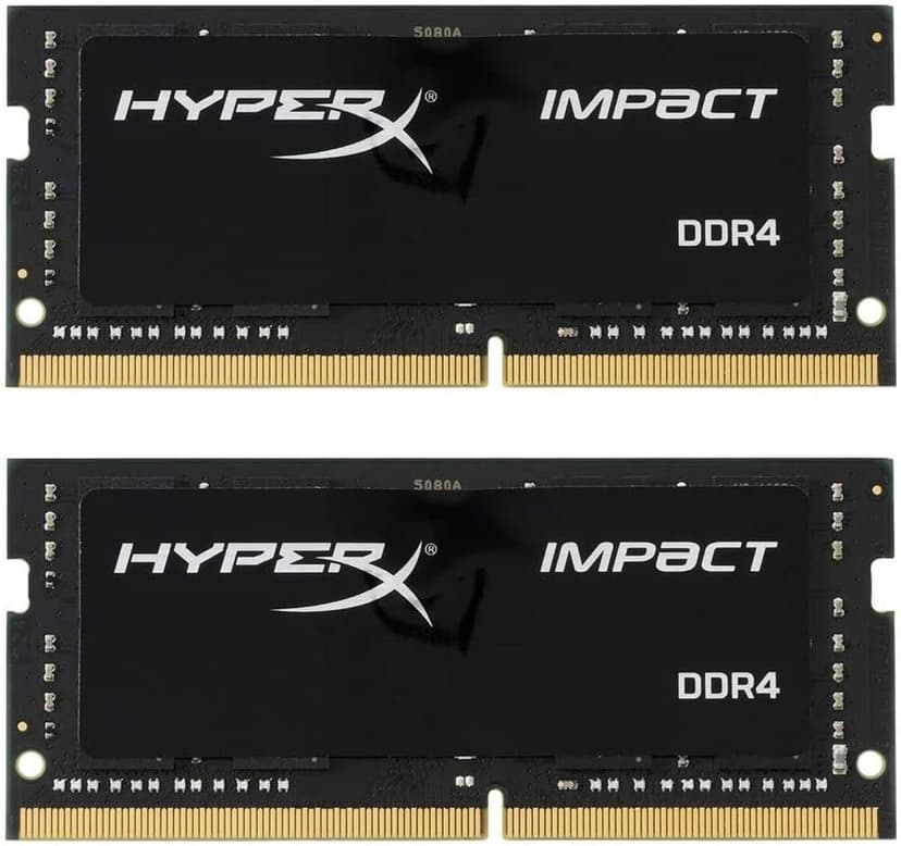 Kingston HyperX Impact 32GB (2x16GB) DDR4 SO-DIMM 3200MHz CL20 Preto - HX432S20IB2K2/32