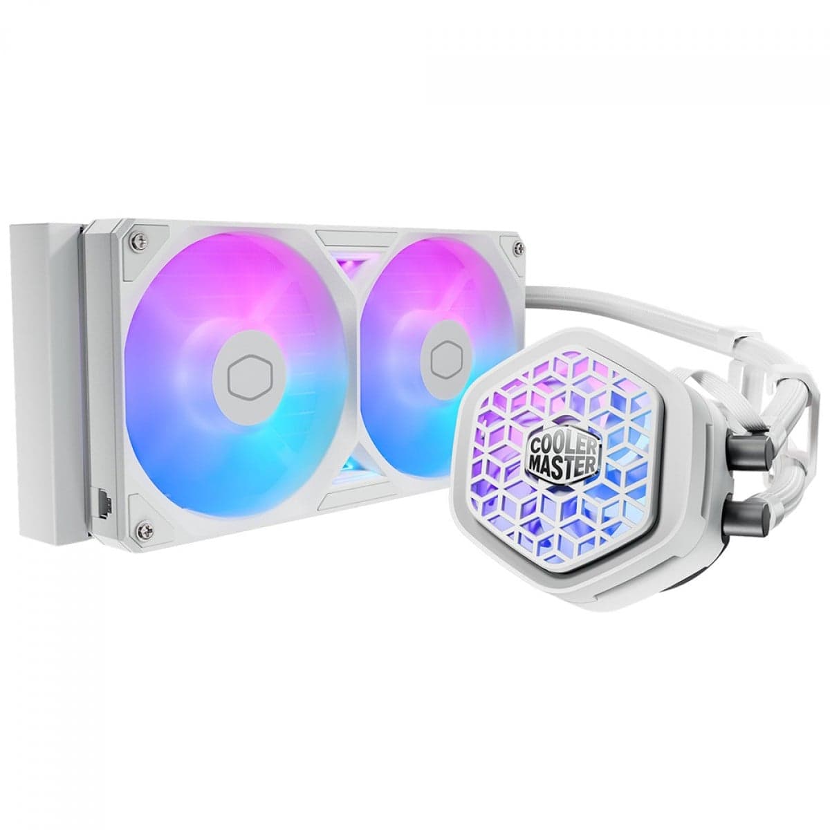 Water Cooler Cooler Master MasterLiquid 240 Atmos II VRM Fan 240mm ARGB Water Cooler Cooler Master MasterLiquid 240 Atmos II VRM Fan 240mm ARGB Branco - MLX-D24M-A25SZ-VW