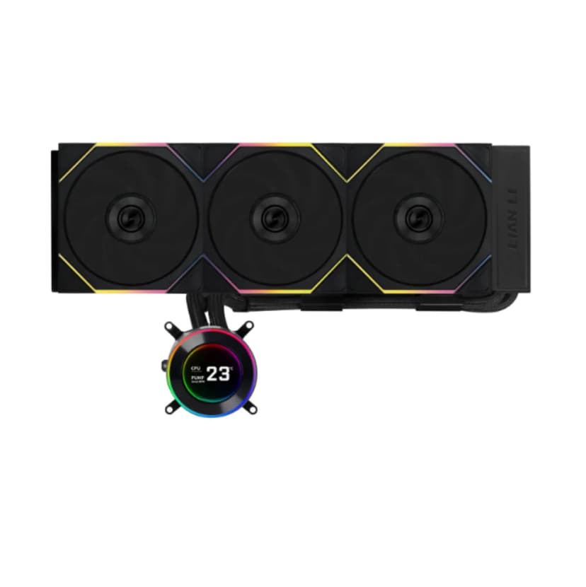 Water Cooler Lian Li Hydroshift II LCD-C 360TL 360mm ARGB Preto - GHS2LCDS36TFB