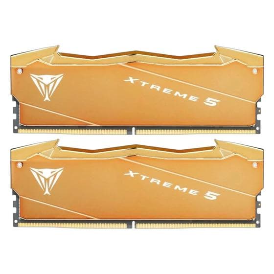 Patriot Viper Xtreme 5 Aurum 64GB (2x32GB) DDR5 6400MHz CL32 Preto - VXA564G6432K