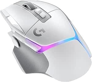 Logitech G502 X Plus Sem Fio 25600 DPI Branco - 910-006169 Logitech G502 X Plus Sem Fio 25600 DPI Branco - 910-006169
