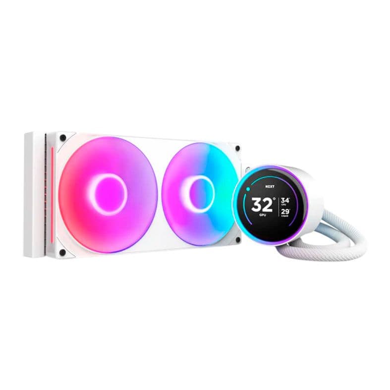 Water Cooler NZXT Kraken Elite AIO V2 280mm RGB Branco - RL-KR28E-W2