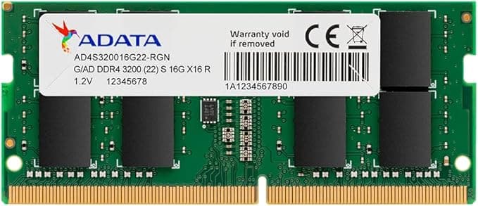 ADATA Premier 32GB (1x32GB) DDR4 SO-DIMM 3200MHz CL22 Verde - AD4S320032G22-SGN