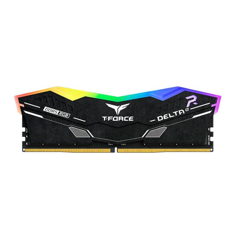 Team Group T-Force Delta A RGB 16GB (1x16GB) DDR5 Team Group T-Force Delta A RGB 16GB (1x16GB) DDR5 5600MHz CL40 Preto - FF7D516G5600HC40B01
