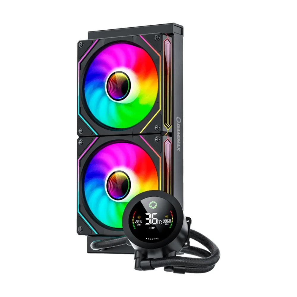 Water Cooler Gamemax Iceburg 240 240mm ARGB Water Cooler Gamemax Iceburg 240 240mm ARGB Preto - ICEBURG240DBK
