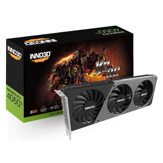 RTX 4060 Ti 8GB INNO3D RTX 4060 Ti 8GB X3 OC