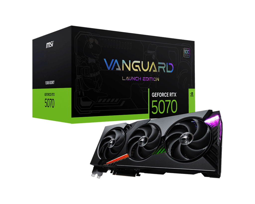 RTX 5070 MSI RTX 5070 VANGUARD SOC Launch Edition