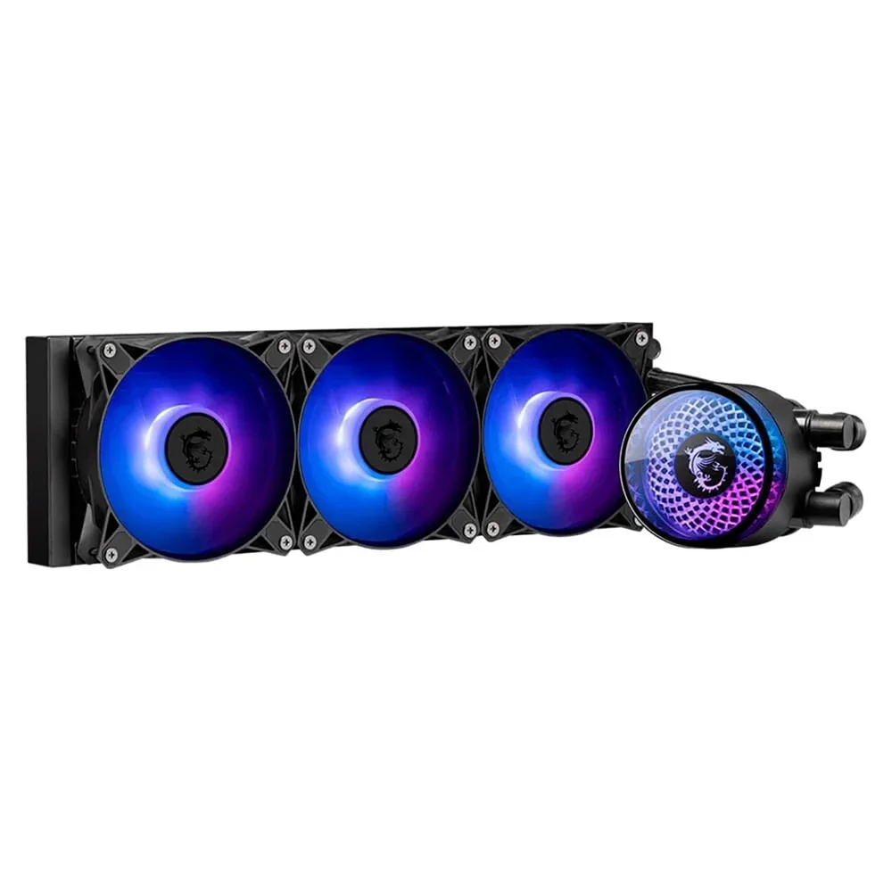 Water Cooler MSI MAG Coreliquid A12 360 360mm ARGB Water Cooler MSI MAG Coreliquid A12 360 360mm ARGB Preto - 306-7ZWEM21-813