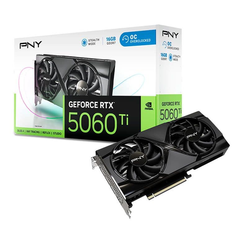 RTX 5060 Ti 16GB PNY RTX 5060 Ti 16GB Dual OC