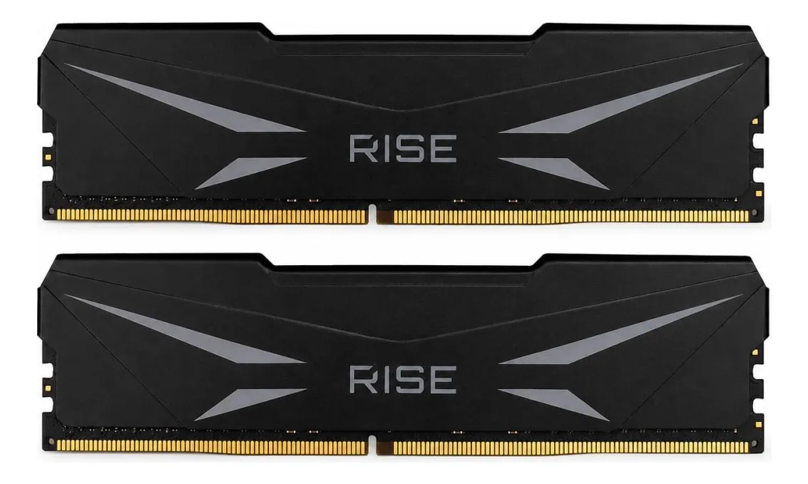 Rise Mode Zeus 32GB (2x16GB) DDR5 Rise Mode Zeus 32GB (2x16GB) DDR5 5200MHz CL42 Preto - RM-D5-2X16G-5200ZE-B