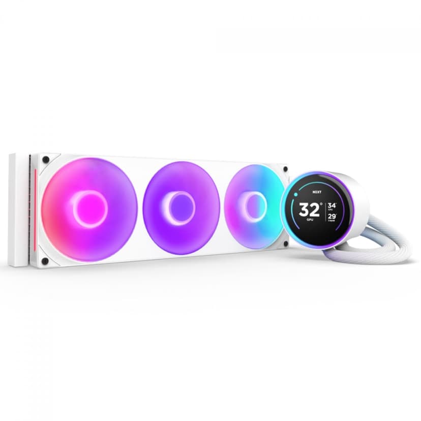 Water Cooler NZXT Kraken Elite 360 RGB 360mm RGB Branco - RL-KR36E-W2