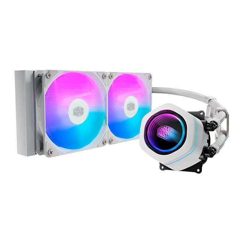 Water Cooler Cooler Master MasterLiquid Core Nex 240mm ARGB Branco - MLX-D24M-A18PA-RW