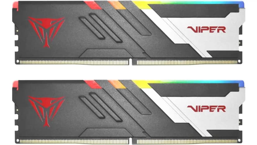 Patriot Viper Venom RGB 64GB (2x32GB) DDR5 5200MHz CL40 Preto - PVVR564G520C40K