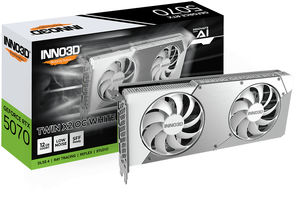 RTX 5070 INNO3D RTX 5070 Twin X2 OC White