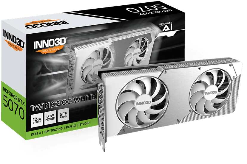 INNO3D RTX 5070 Twin X2 OC White
