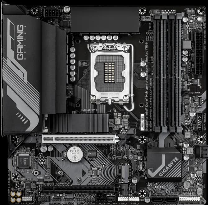 Gigabyte B760M Gaming X WIFI6E DDR4 GEN5 LGA1700 Micro-ATX DDR4