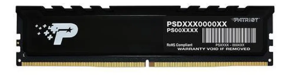 Patriot Signature 32GB (1x32GB) DDR5 5200MHz CL42 Preto - PSP532G52002H1